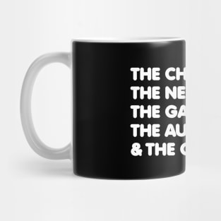 The Cheek, the Nerve, the Gall, the Audacity, and the Gumption Mug